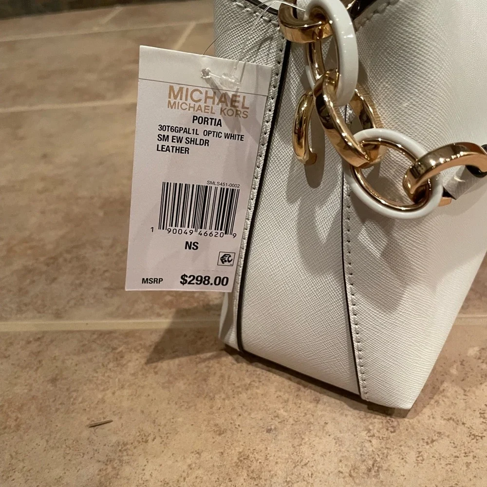 Michael Kors Portia East West Satchel Beige - NWT